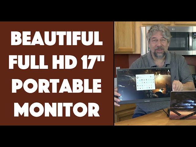 Video thumbnail for ViewSonic VX1755 17" Portable Gaming Monitor -- REVIEW