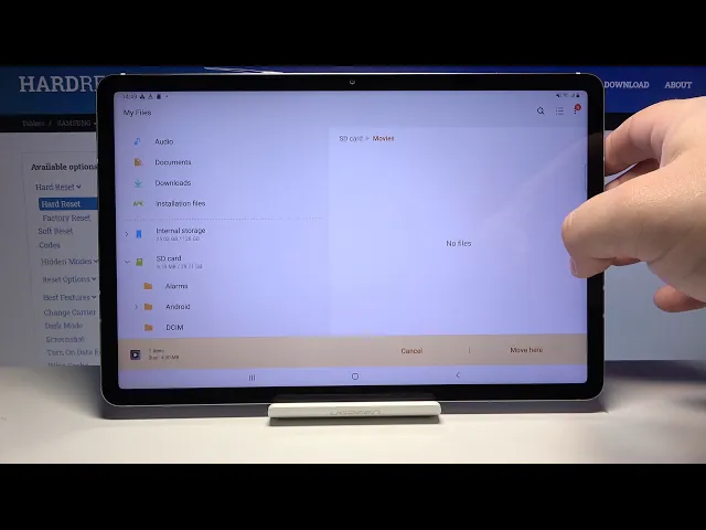 Video thumbnail for How to Transfer Files on Samsung Galaxy Tab S7 - Move Docs from Galaxy to SD Card