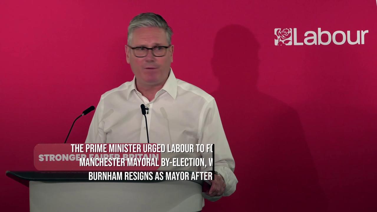 Video thumbnail for Starmer warns Burnham against immediate Labour leadership challenge.