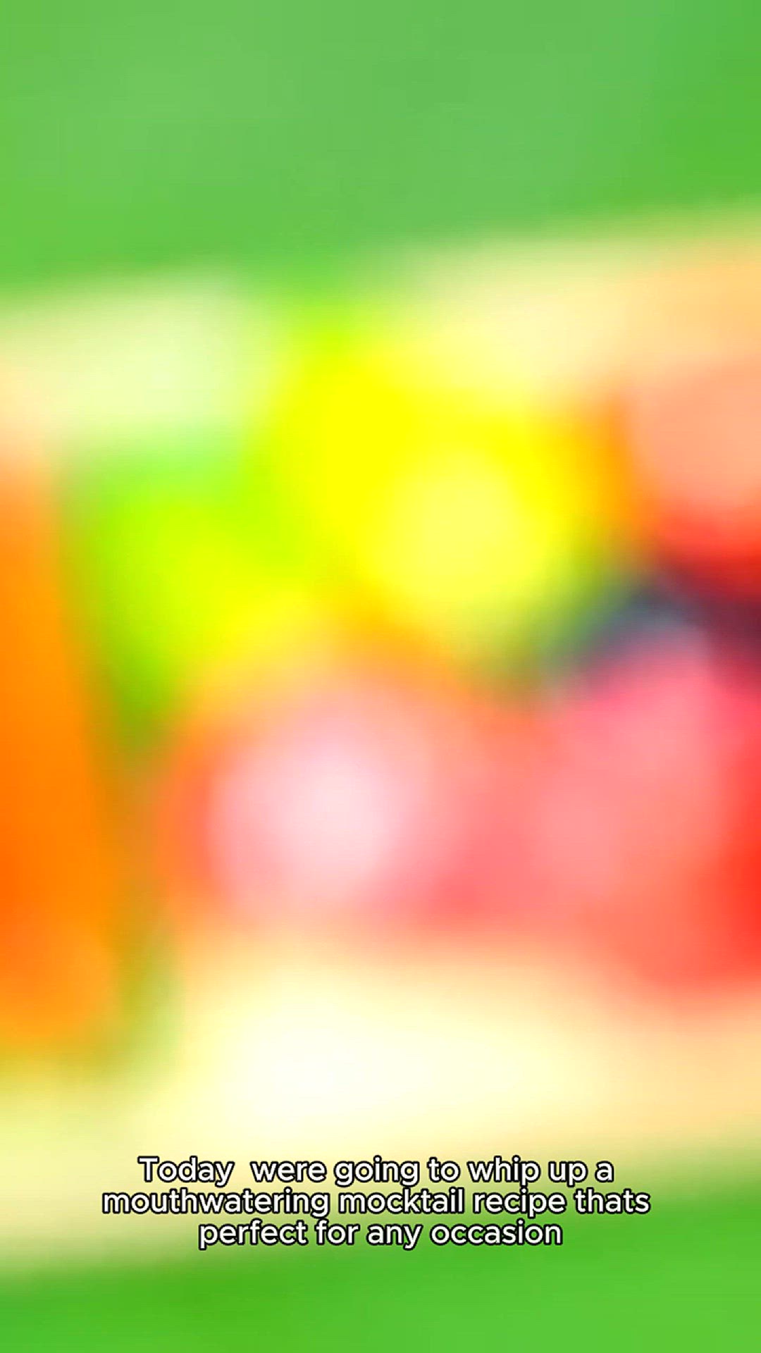 Video thumbnail for mocktail recipe