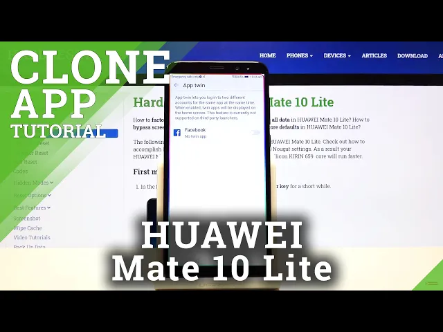 Video thumbnail for How to Duplicate Application – Clone Apps Option on HUAWEI Mate 10 Lite