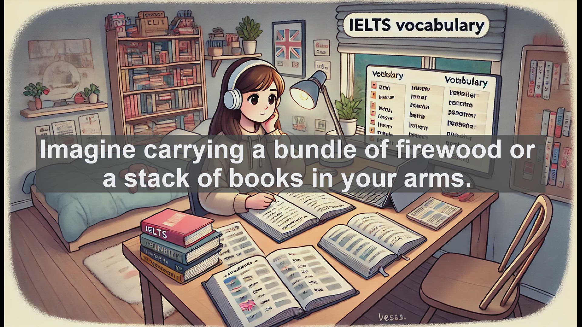 'Video thumbnail for 5000 Must Know IELTS 8.0 Vocabulary - Understanding 'Armful': A Useful Quantity Descriptor for IELTS'