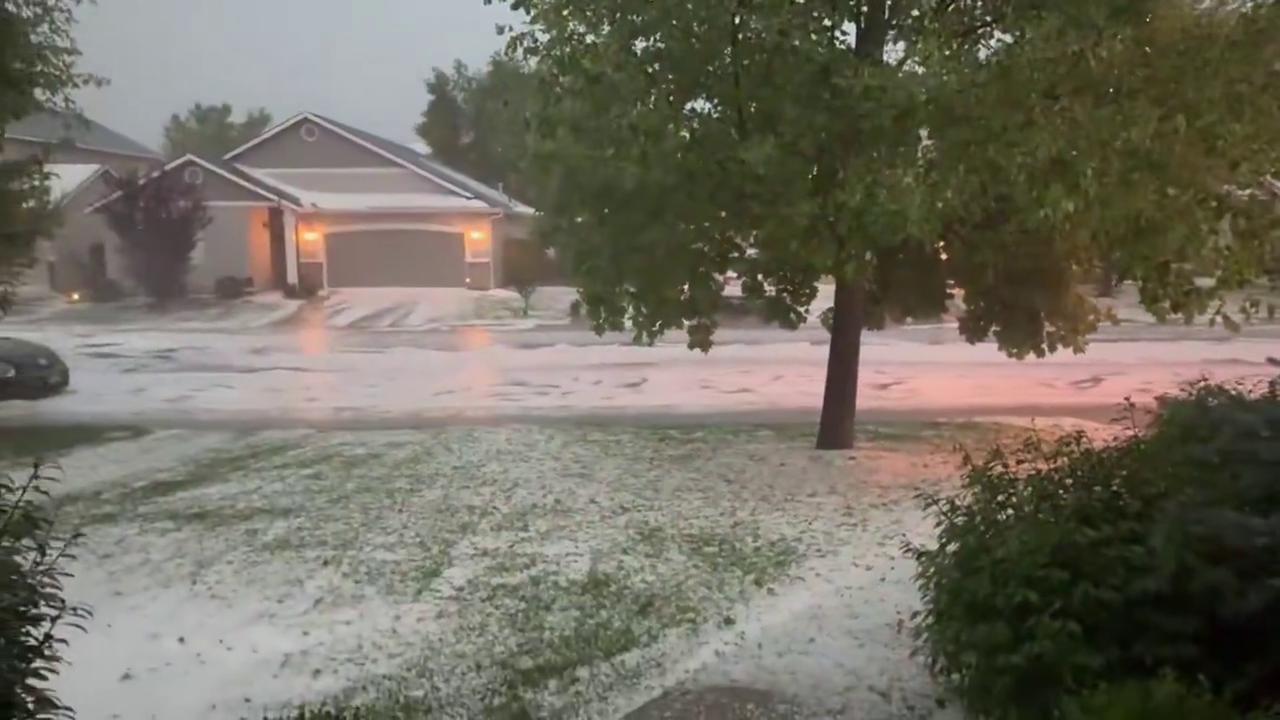 Video thumbnail for US: Severe Storms Flood Boise Area With Hail and Rain, Prompting Disaster Declarations.