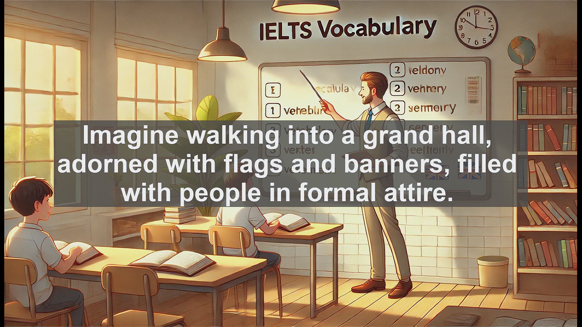 'Video thumbnail for 5000 Must Know IELTS 8.0 Vocabulary - Mastering 'Ceremonial': Boost Your IELTS Score'