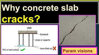 'Video thumbnail for Why concrete slab cracks?/Causes or reasons for cracks in concrete slabs.'