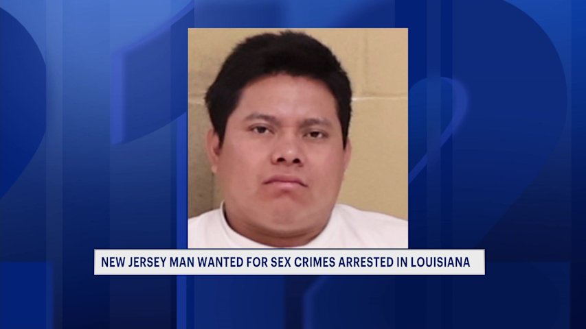 Video thumbnail for New Jersey man wanted for sex crimes arrested in Louisiana