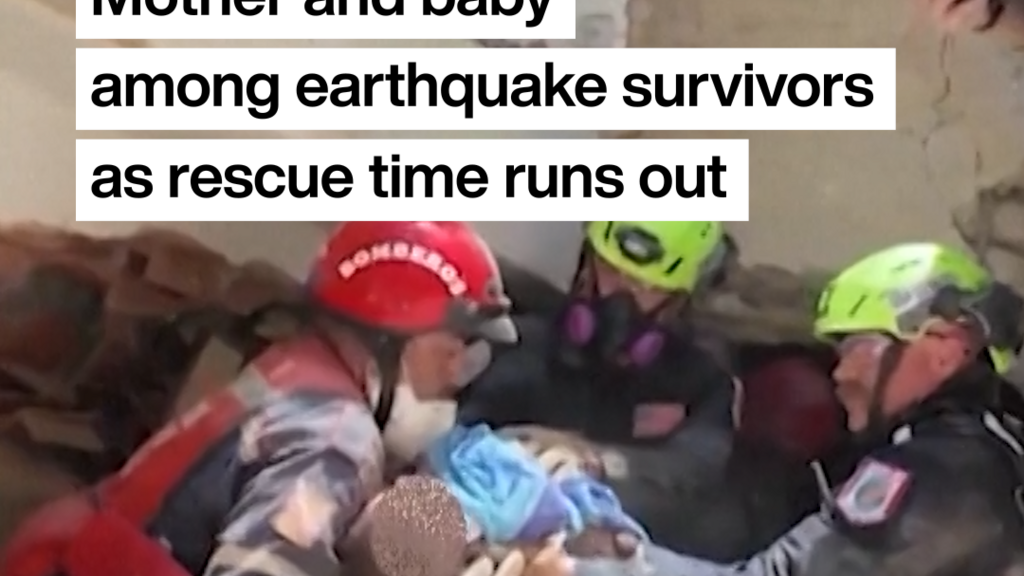 Video thumbnail for Venezuela: Mother and baby among earthquake survivors as rescue time runs out