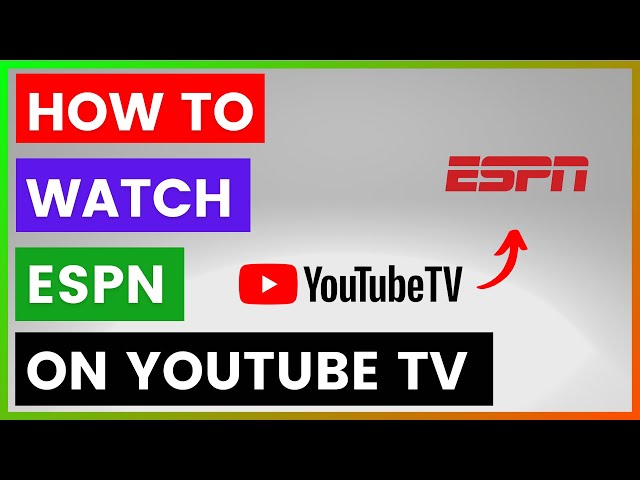 Video thumbnail for How To Watch ESPN On YouTube TV? [in 2025]