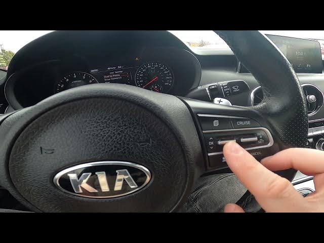 Video thumbnail for How to Navigate Through the Speedometer Display Kia Stinger ( 2017 – now )  Manage Speedometer