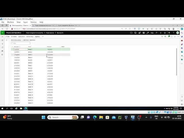 Video thumbnail for Project management Accounting in D365 live-4