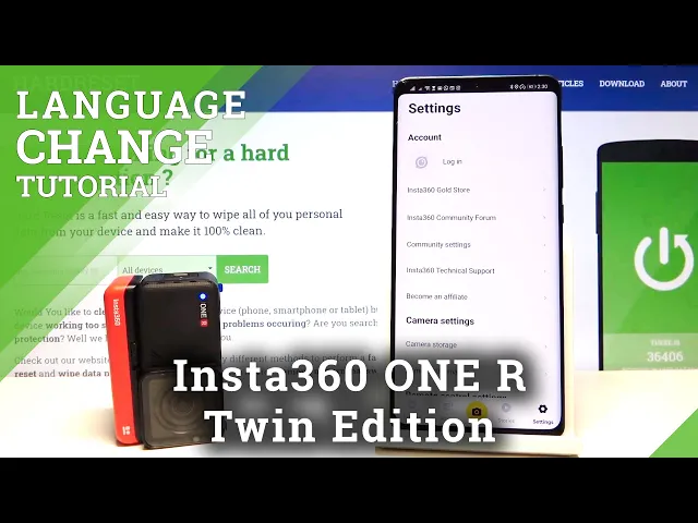 Video thumbnail for How to Change Language in Insta360 One R Twin Edition App?