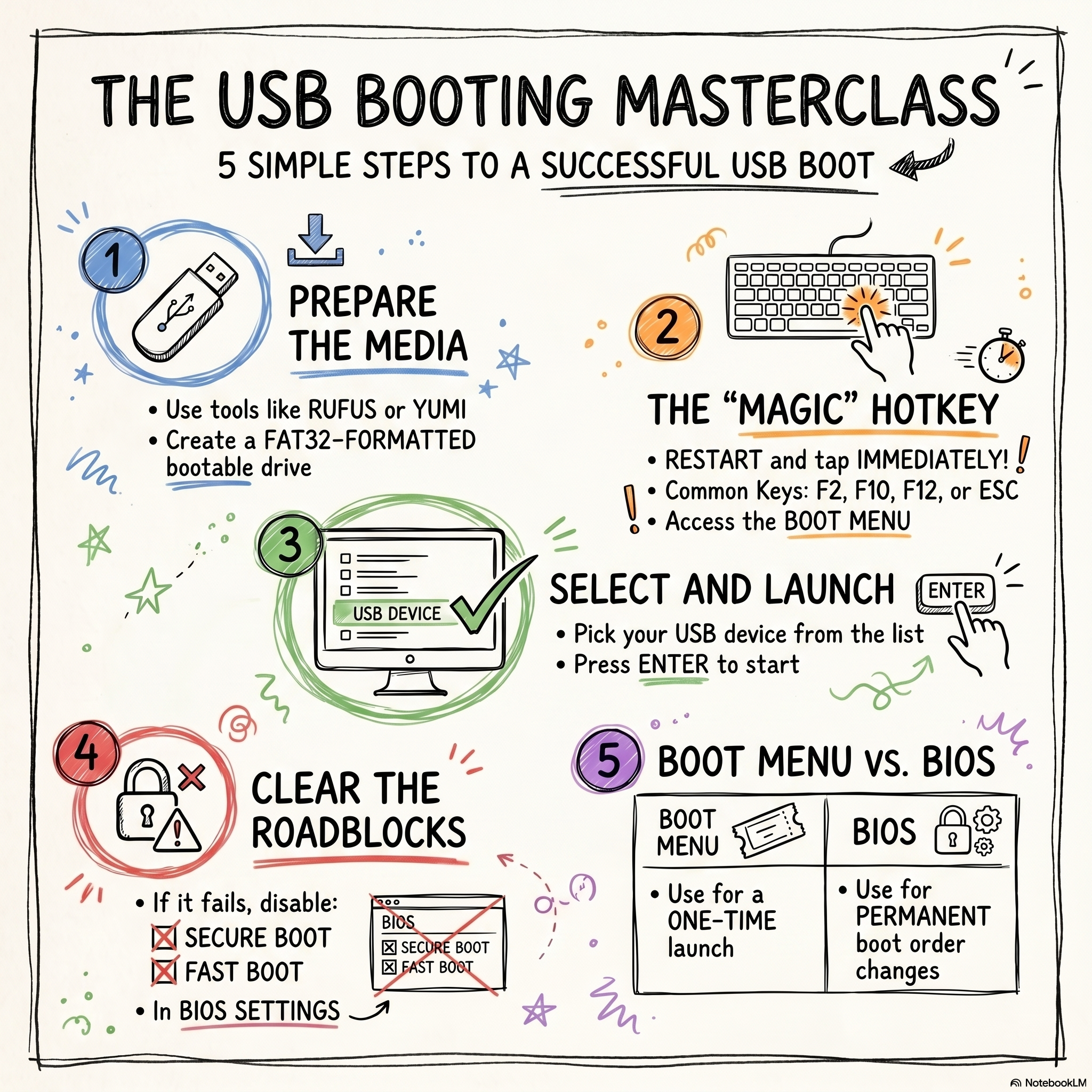 Video thumbnail for Bios & UEFI Booting from a USB Drive