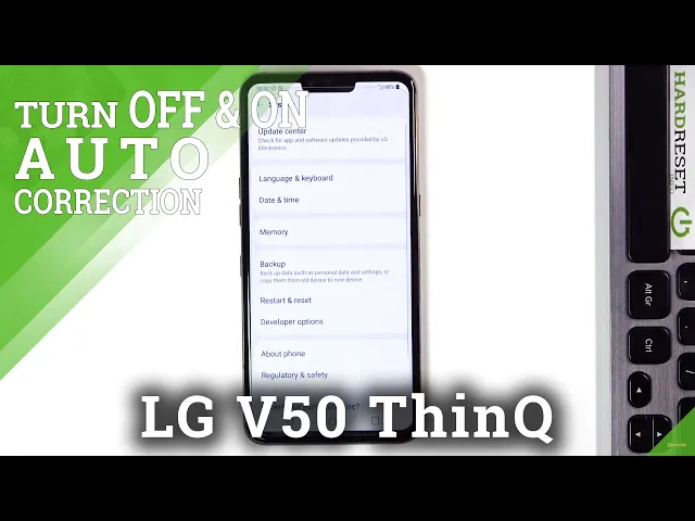 Video thumbnail for How to Activate Auto Correction in LG V50 ThinQ – Find Auto Correction Options