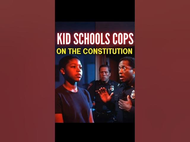 Video thumbnail for Kid Schools Cops On The Constitution 🔥 Bodycam Justice #Shorts