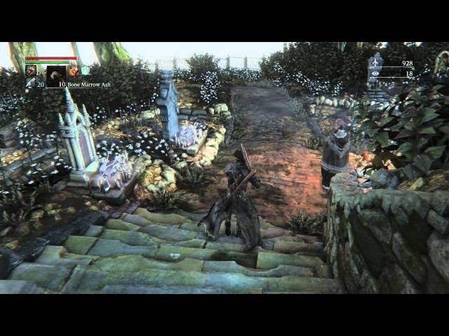 Video thumbnail for Bloodborne - Hunter's Dream: Embed Fire Blood Gemstone Onto Ludwig's Holy Blade (Workbench) PS4