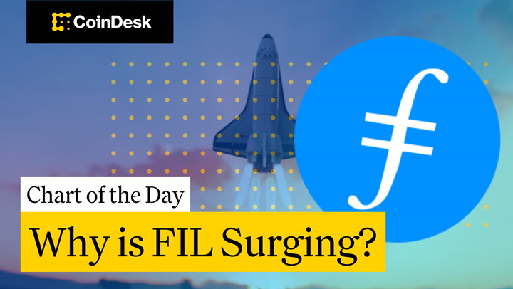Video thumbnail for Filecoin surges as trading volume explodes