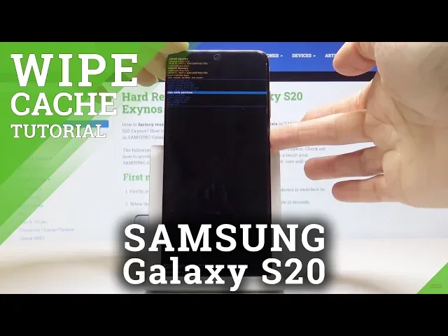 Video thumbnail for How to Wipe Cache on Samsung Galaxy S20 – Remove Unnecessary Files from your Phone