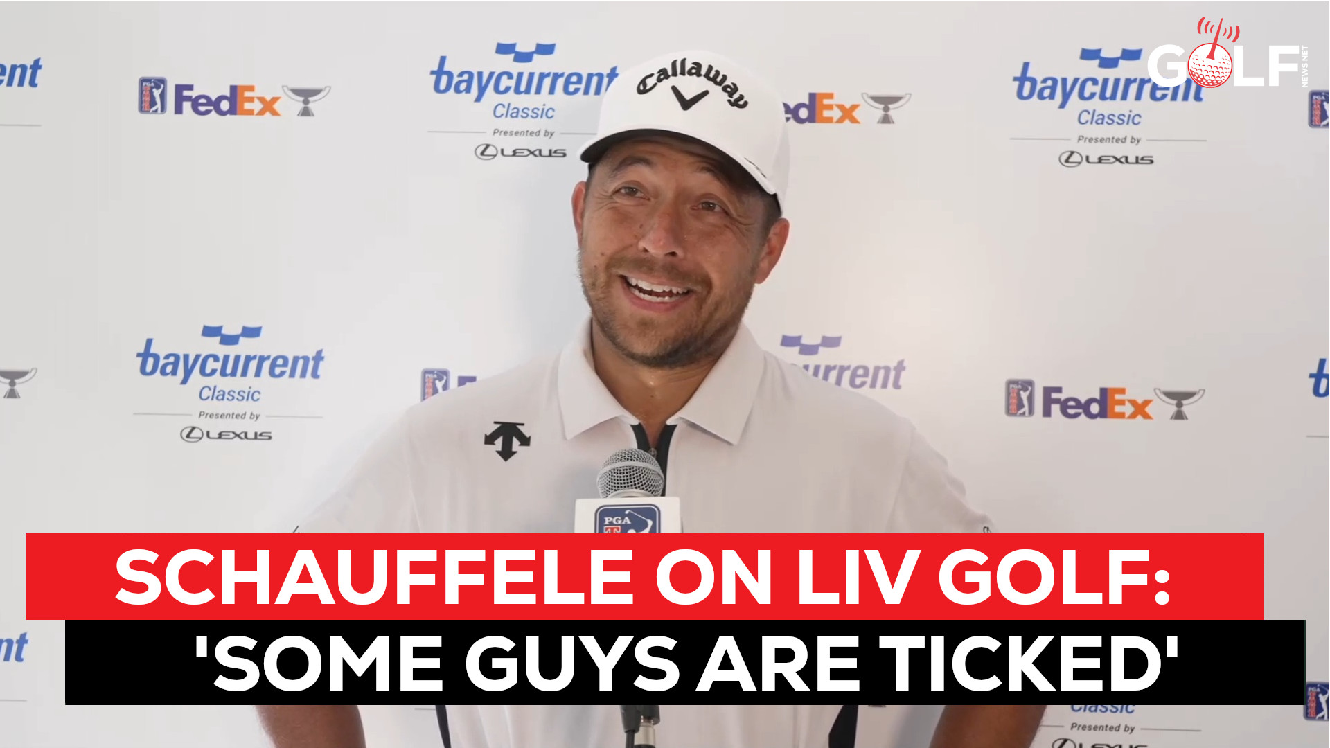Video thumbnail for Xander Schauffele on LIV Golf players returning: Some guys are ticked