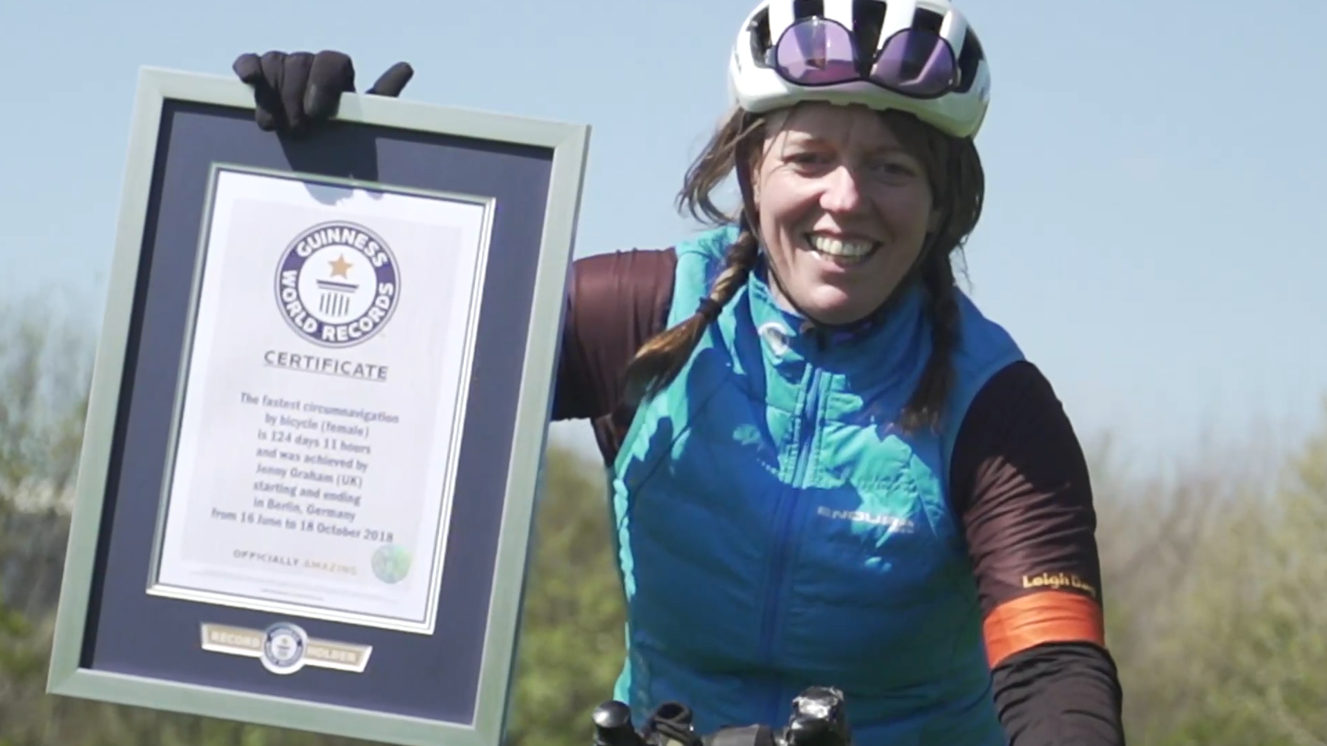 'Video thumbnail for Fastest Woman to Cycle Around the World, Jenny Graham's Record Journey'