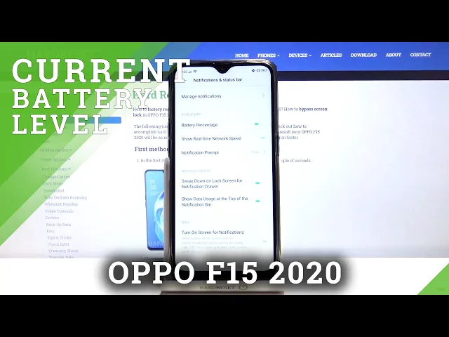 Video thumbnail for How to Enable Battery Percentage on OPPO F15 2020 – Show Battery Percentage