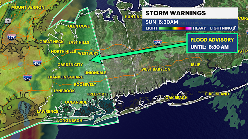 Video thumbnail for STORM WATCH Sunday morning on Long Island, then some sunshine