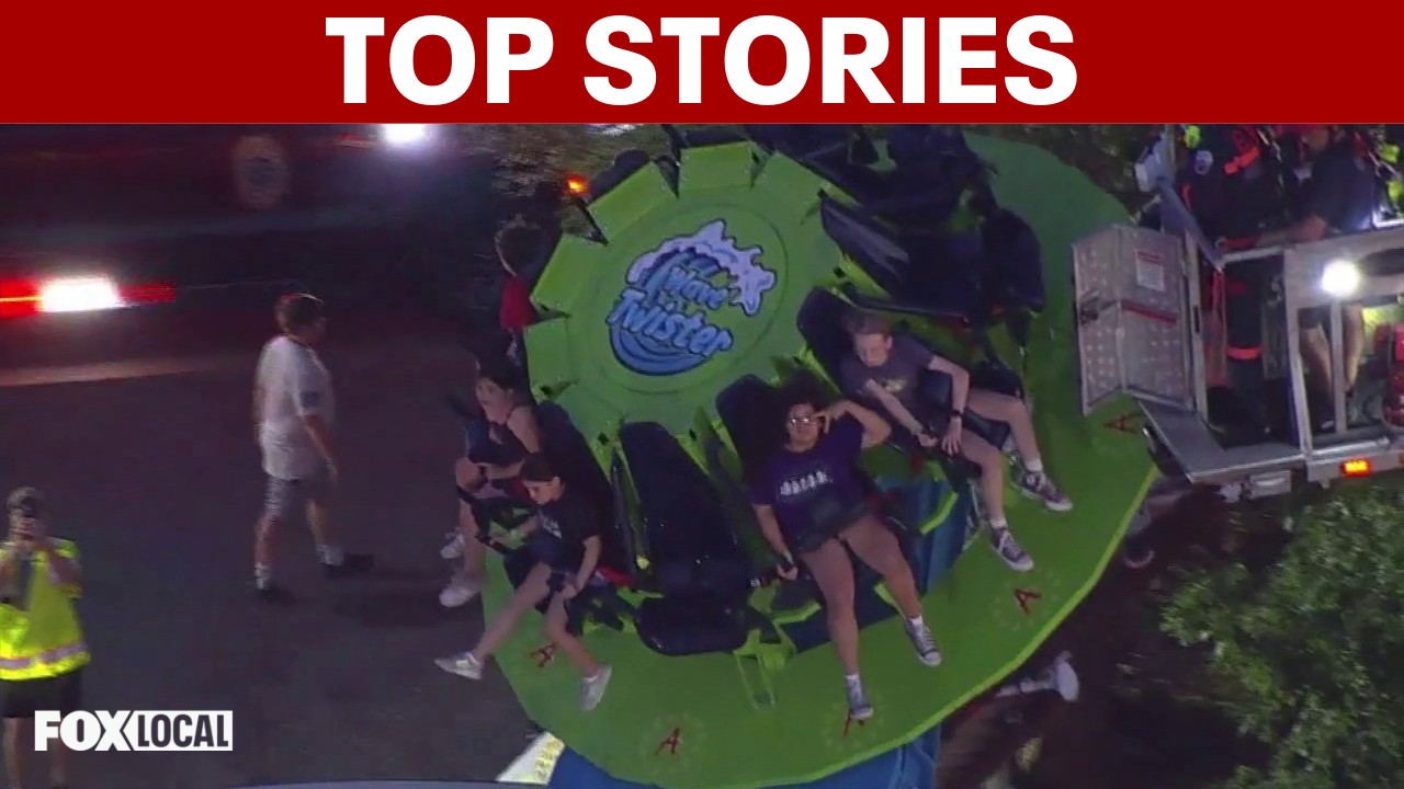 Video thumbnail for Adventureland riders trapped; NJ father and son attacked after Knicks win | Top Stories