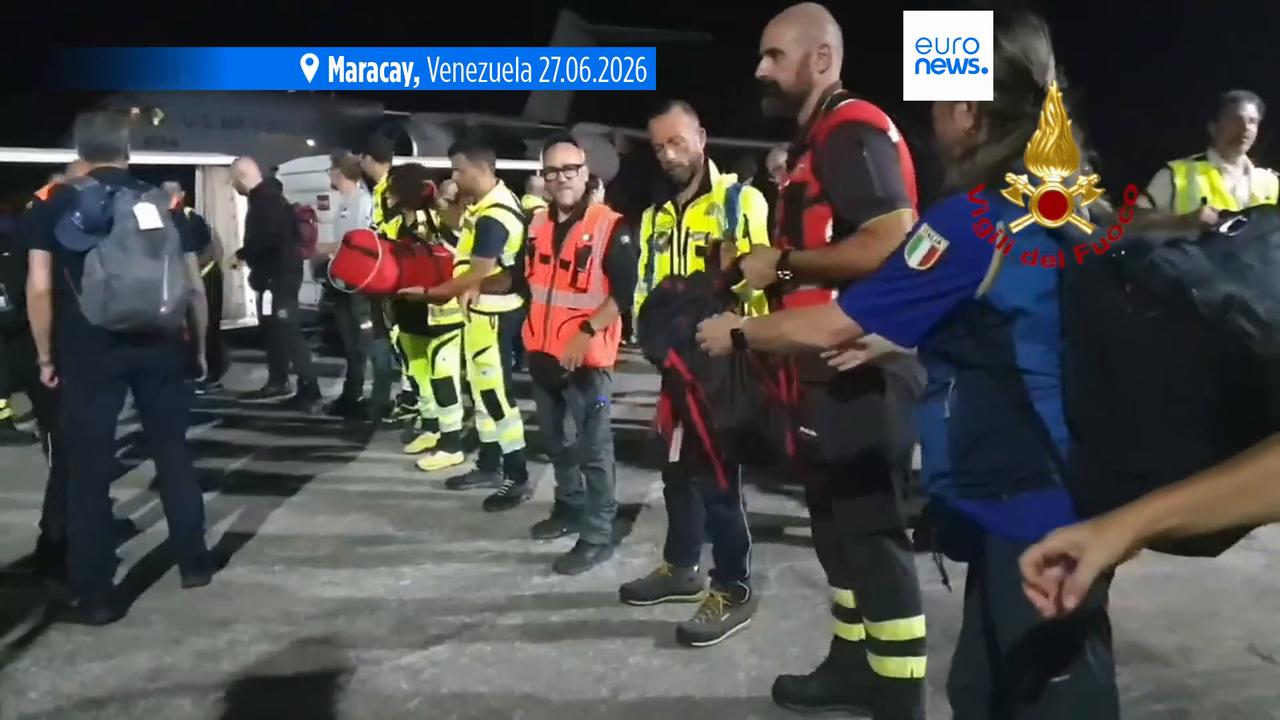 Video thumbnail for Europe send search and rescue personnel to Venezuela in response to massive quakes