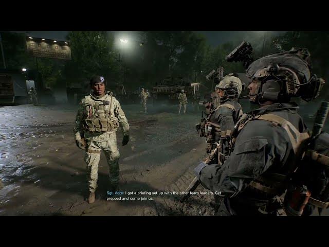 Video thumbnail for Battlefield 6 - Mission 5 No Sleep: Lopez, Murphy, Gecko & Carter Meet Sgt Acre | New York Cutscene