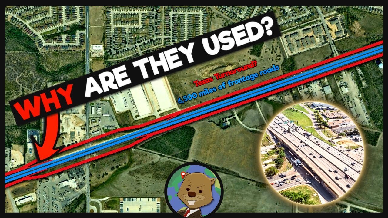 'Video thumbnail for Why Does Texas Use The Frontage Road Freeway System?'