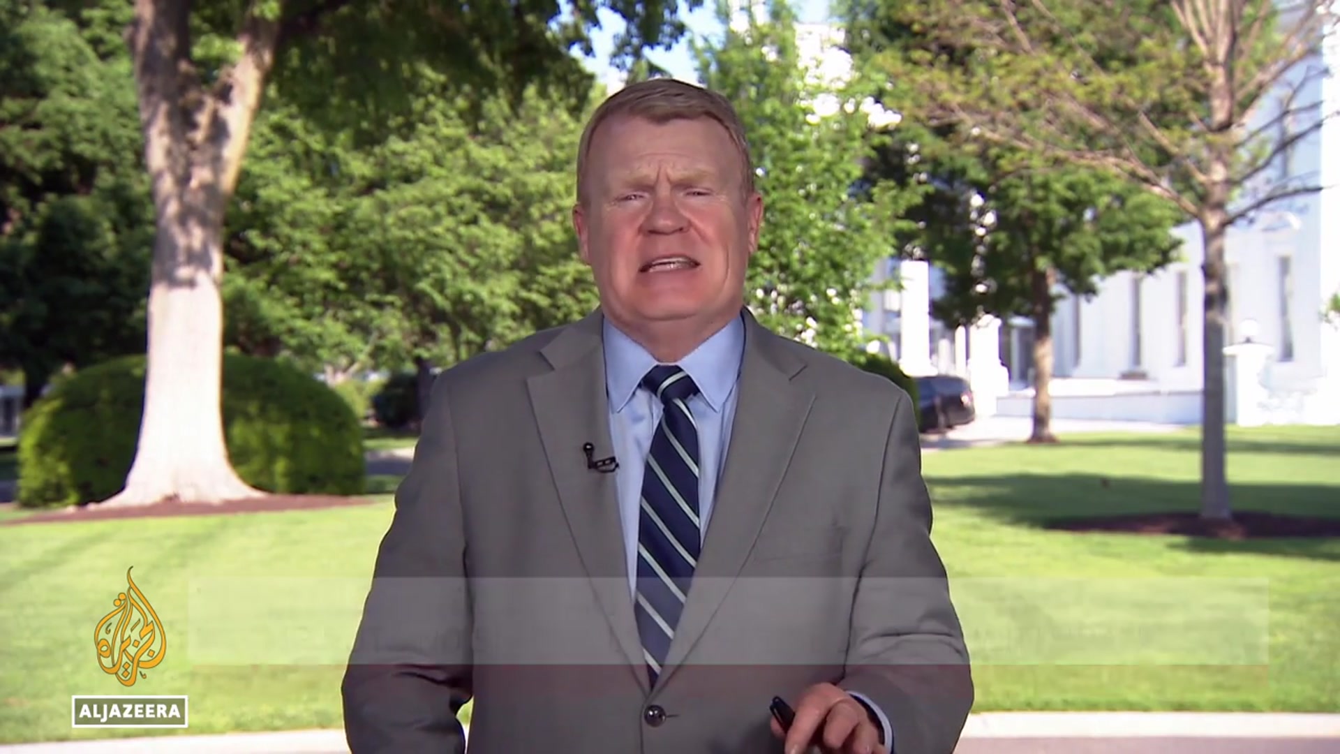 Video thumbnail for Trump rules out nuclear strike as US blockade pressures Iran