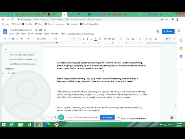 Video thumbnail for Is affiliate marketing a pyramid scheme? THE TRUTH ABOUT BOTH