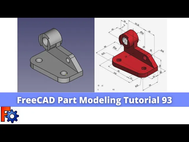 'Video thumbnail for FreeCAD Part Modeling Tutorial 93 | FreeCAD Tutorial | Mechnexus |'