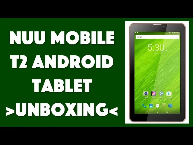 Video thumbnail for The Budget NUU Mobile T2 Android Tablet : UNBOXED!