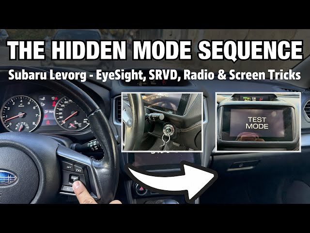 Video thumbnail for Subaru Levorg (2015–2018) – Hidden Settings, EyeSight, SRVD, Radio & Top Screen Tricks