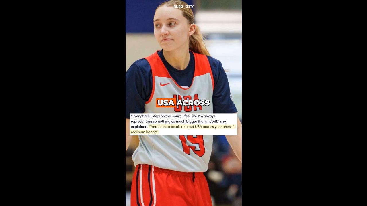 Video thumbnail for Paige Bueckers Shares Emotional Message Before Team USA Senior Debut