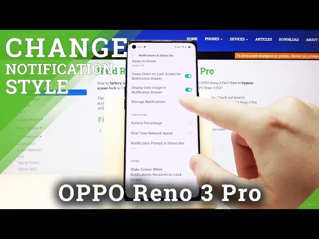 Video thumbnail for How to Enter Notification Settings in OPPO Reno 3 Pro – Notification Options