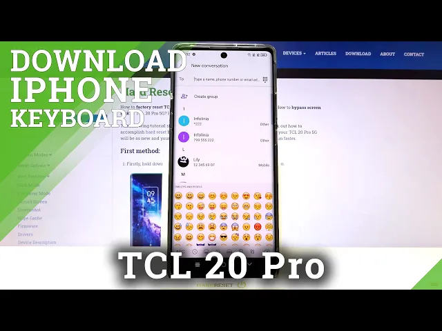 Video thumbnail for How to Install iPhone Keyboard on TCL 20 Pro 5G – Green Apple Keyboard