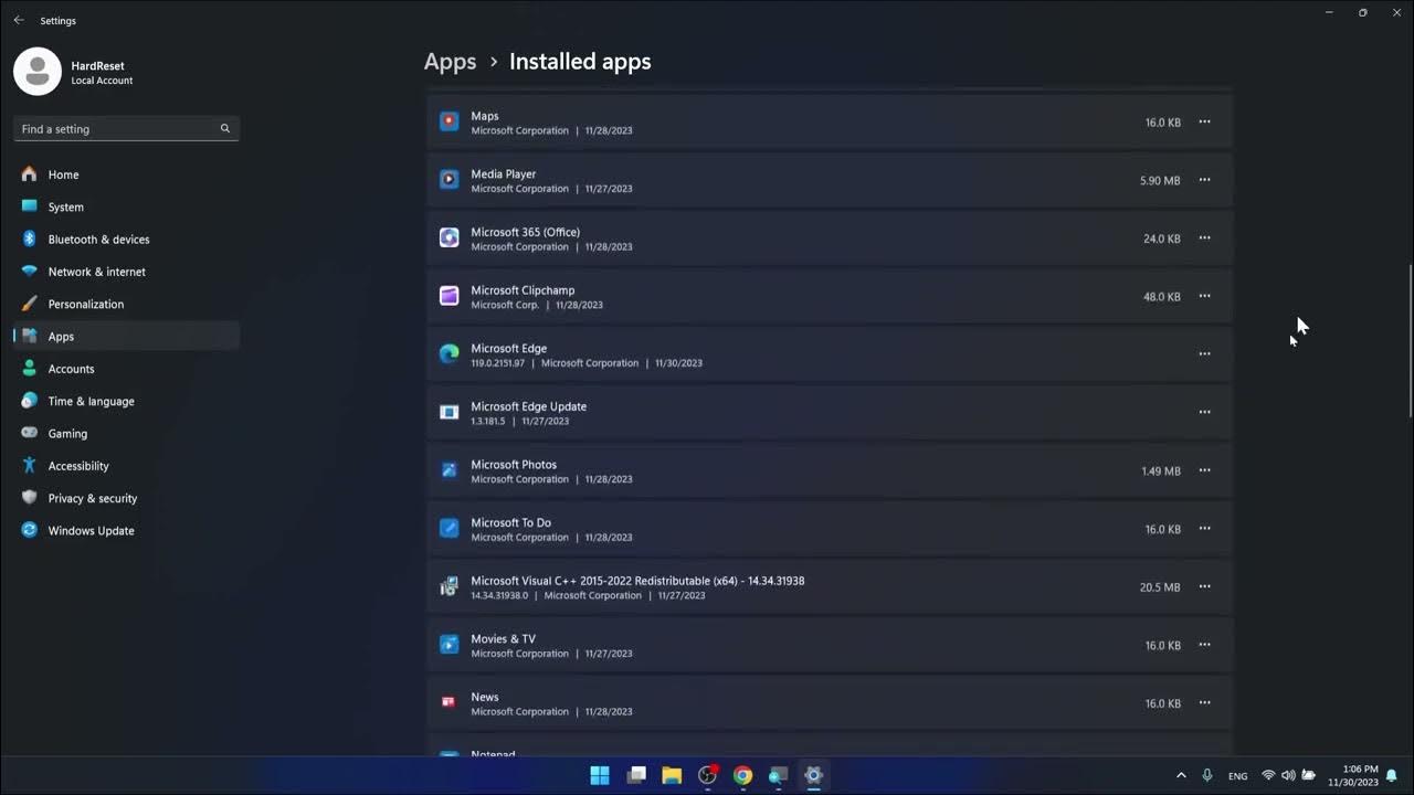 Video thumbnail for How to Uninstall Apps in Windows 11