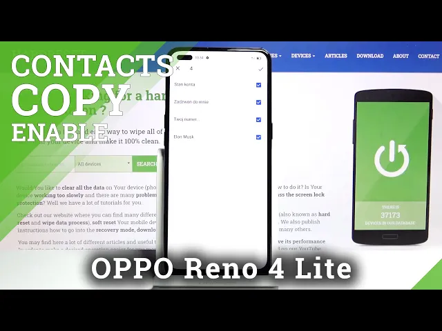 Video thumbnail for How to Copy Contacts in OPPO Reno 4 Lite – Move Phone Numbers