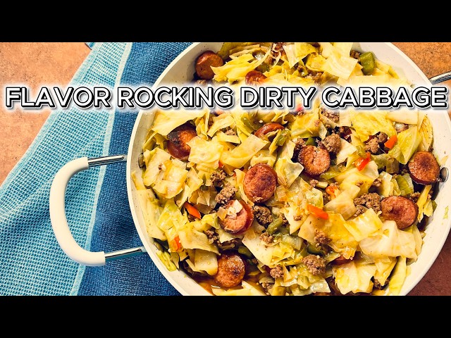 Video thumbnail for FLAVORFUL One Pot Meal | DIRTY CABBAGE | Ground Beef & Cabbage Recipe | Low Carb