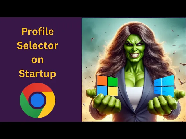 'Video thumbnail for How to Enable or Disable Chrome Profile Selector on Startup in Windows 11 or 10 | GearUpWindows'