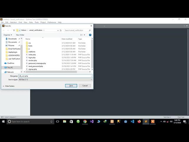 Video thumbnail for #4 Email Verification, Password Recovery and Reset System in PHP   Creating the database
