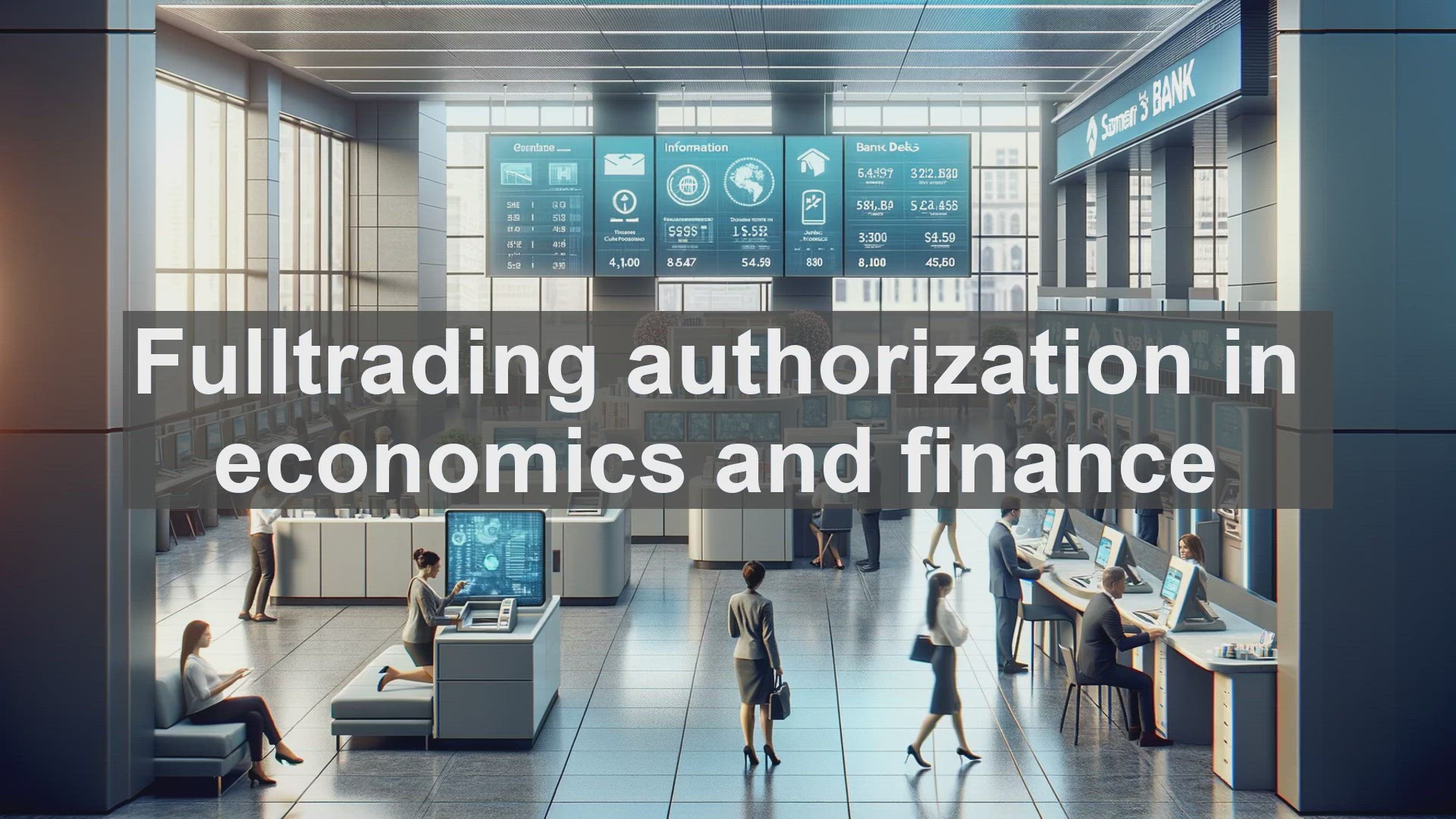 'Video thumbnail for Fulltrading authorization in economics and finance'