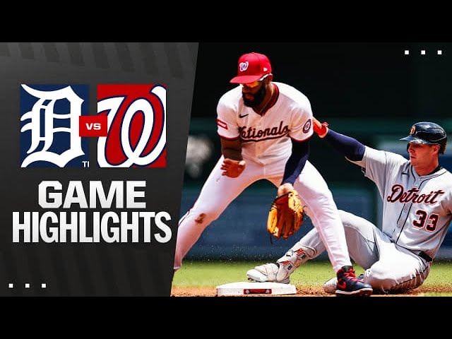 Video thumbnail for Detroit Tigers at Washington Nationals Game 1 Full-Game Highlights! | 07/02/2025