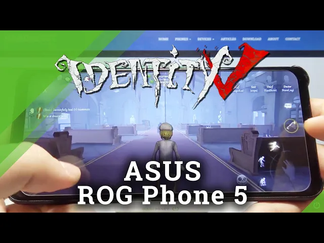 Video thumbnail for Identity V Gameplay on ASUS ROG Phone 5 – Gaming Quality