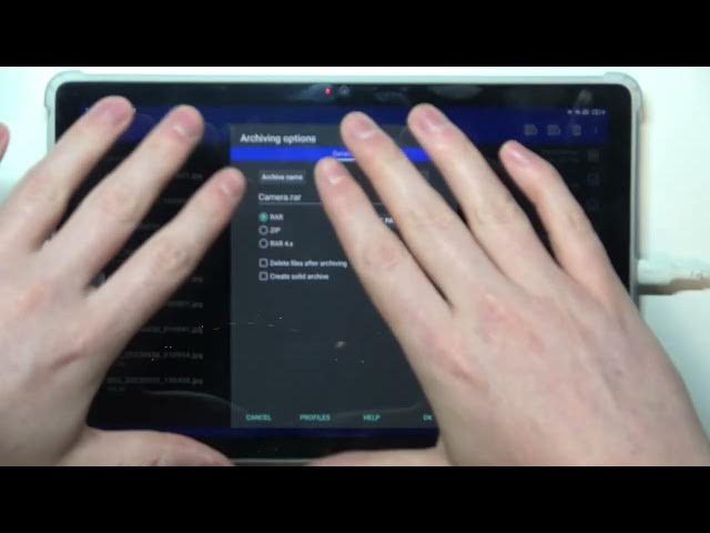 Video thumbnail for How to Pack Files into Rar & Zip Archives on a BLACKVIEW Tab 12 - RAR App