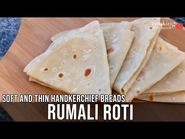 Video thumbnail for How to Make Restaurant-Style Rumali Roti - Soft "Handkerchief Roti"