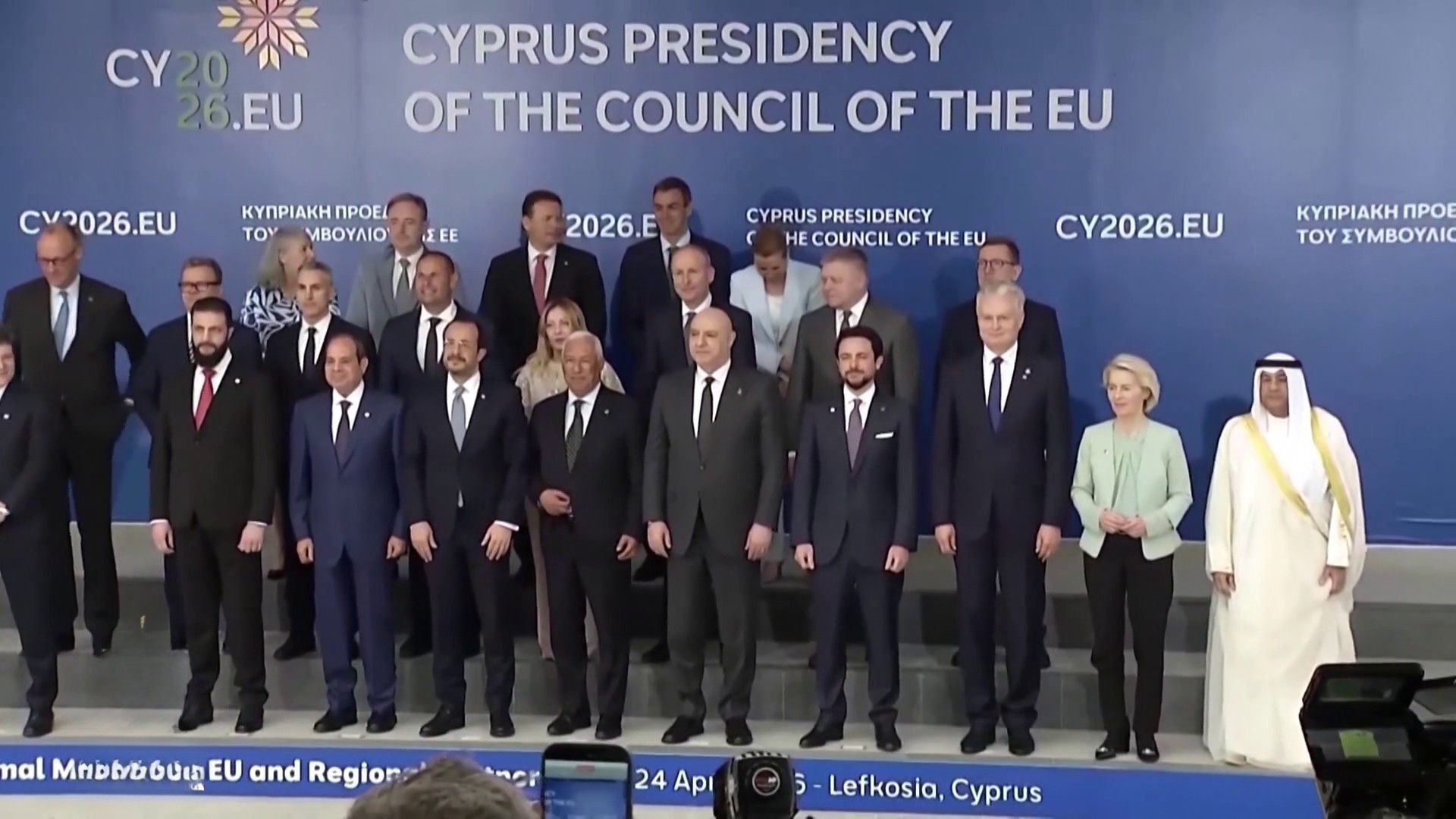 Video thumbnail for European leaders talk big but struggle for relevance in a changing Middle East.