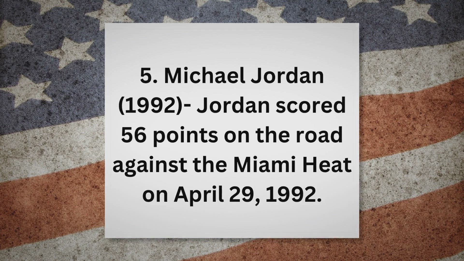 Video thumbnail for The Top Five NBA Playoff Scoring Performances of All-Time