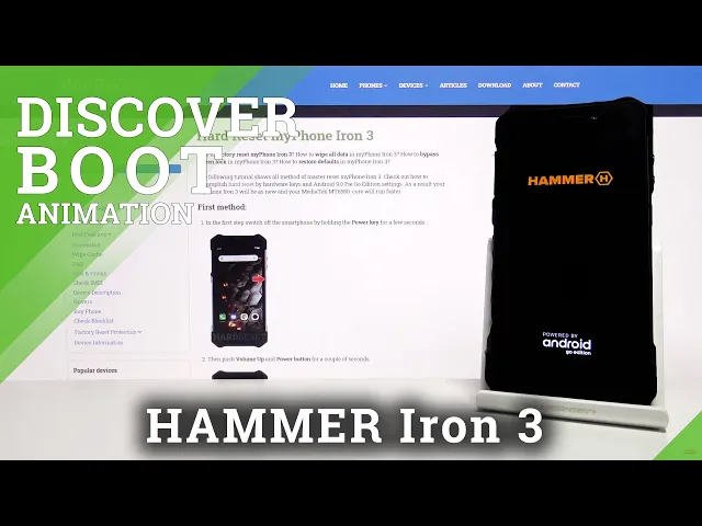 Video thumbnail for myPhone Hammer Iron 3 Boot Animation | Startup Sound